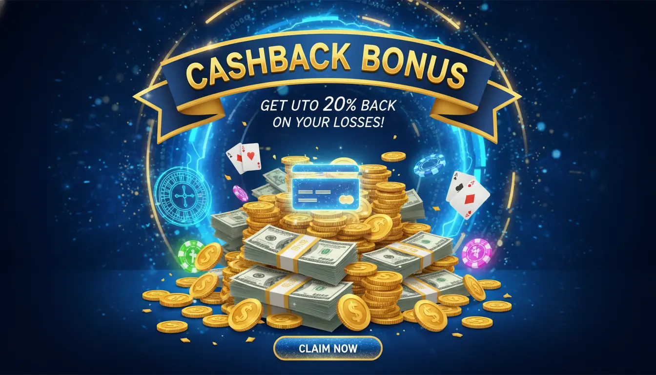Casushi casino cashback bonus